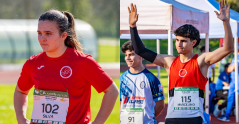 Beatriz Batista Silva e Pedro Marcelino convocados para estágios nacionais do Setor de Desenvolvimento